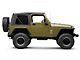 MCE Gen II 4.5 Inch Flat Rear Fender Flares; OE-Style Finish (97-06 Jeep Wrangler TJ)