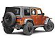 Barricade HD Rock Sliders with LED Rock Lights; Textured Black (07-18 Jeep Wrangler JK 4-Door)