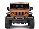 Barricade HD Bull Bar with Skid Plate and 20-Inch Dual-Row LED Light Bar; Textured Black (10-18 Jeep Wrangler JK)