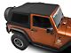 Bestop Trektop NX Glide Soft Top; Black Twill (07-18 Jeep Wrangler JK 2-Door)