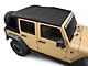 Bestop Trektop NX Glide Soft Top; Black Twill (07-18 Jeep Wrangler JK 4-Door)