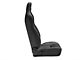 Corbeau Trailcat Reclining Seats; Black Vinyl/White Stitching; Pair (Universal; Some Adaptation May Be Required)