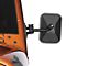 Rugged Ridge Rectangular Stubby Trail Mirror; Textured Black (97-18 Jeep Wrangler TJ & JK)