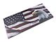 SEC10 Perforated Flag and Eagle Rear Window Decal (66-24 Jeep CJ5, CJ7, Wrangler YJ, TJ, JK & JL)