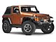 RedRock Fastback 2-in-1 Soft Top; Black Diamond (07-18 Jeep Wrangler JK 2-Door w/ Factory Soft Top)