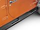 3-Inch Round Side Step Bars; Black (07-18 Jeep Wrangler JK 4-Door)