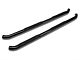 3-Inch Round Side Step Bars; Black (07-18 Jeep Wrangler JK 4-Door)