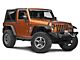 3-Inch Round Side Step Bars; Black (07-18 Jeep Wrangler JK 2-Door)