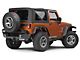 3-Inch Round Side Step Bars; Black (07-18 Jeep Wrangler JK 2-Door)