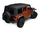 RedRock Replacement Soft Top with Tinted Windows; Black Diamond (07-18 Jeep Wrangler JK 4-Door)