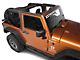 RedRock Premium Replacement Sailcloth Soft Top with Tinted Windows; Black Diamond (07-18 Jeep Wrangler JK 2-Door)