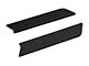 Bushwacker Flat Style Fender Flares; Rear; Textured Black (87-95 Jeep Wrangler YJ)