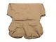 Covercraft Seat Saver Polycotton Custom Second Row Seat Covers; Tan (97-06 Jeep Wrangler TJ)