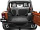 Covercraft Seat Saver Polycotton Custom Second Row Seat Covers; Charcoal (07-18 Jeep Wrangler JK 4-Door)