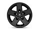 Mammoth Moab Black Wheel; 17x9; -6mm Offset (18-24 Jeep Wrangler JL)