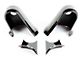 Rugged Ridge Door Mirror Arm Covers; Black (07-18 Jeep Wrangler JK)