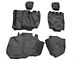 Rugged Ridge Ballistic Rear Seat Cover; Black (07-18 Jeep Wrangler JK 4-Door)