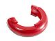 Rugged Ridge 3/4-Inch D-Ring Shackle Isolators; Red; Set of Two