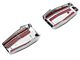 Putco Rear Upper Hinge Covers; Chrome (08-18 Jeep Wrangler JK)