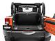 Corbeau 42-Inch Baja Bench Suspension Seat; Black Vinyl/Cloth (07-24 Jeep Wrangler JK & JL)