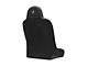 Corbeau Baja JP Wide Suspension Seat; Black Vinyl/Cloth (Universal; Some Adaptation May Be Required)