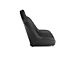 Corbeau Baja SS Suspension Seat; Black Vinyl/Cloth (Universal; Some Adaptation May Be Required)