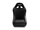 Corbeau Baja XP Suspension Seat; Black Vinyl/Cloth (Universal; Some Adaptation May Be Required)