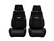 Corbeau GTS II Reclining Seat; Black Cloth (87-18 Jeep Wrangler YJ, TJ & JK; Seat Brackets are Required for TJ & JK Models)