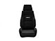 Corbeau GTS II Reclining Seat; Black Cloth (87-18 Jeep Wrangler YJ, TJ & JK; Seat Brackets are Required for TJ & JK Models)