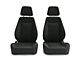 Corbeau Sport Reclining Seats; Black Cloth; Pair (Universal; Some Adaptation May Be Required)