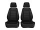 Corbeau Sport Reclining Seats; Black Vinyl; Pair (Universal; Some Adaptation May Be Required)