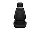 Corbeau Sport Reclining Seats; Black Vinyl; Pair (Universal; Some Adaptation May Be Required)