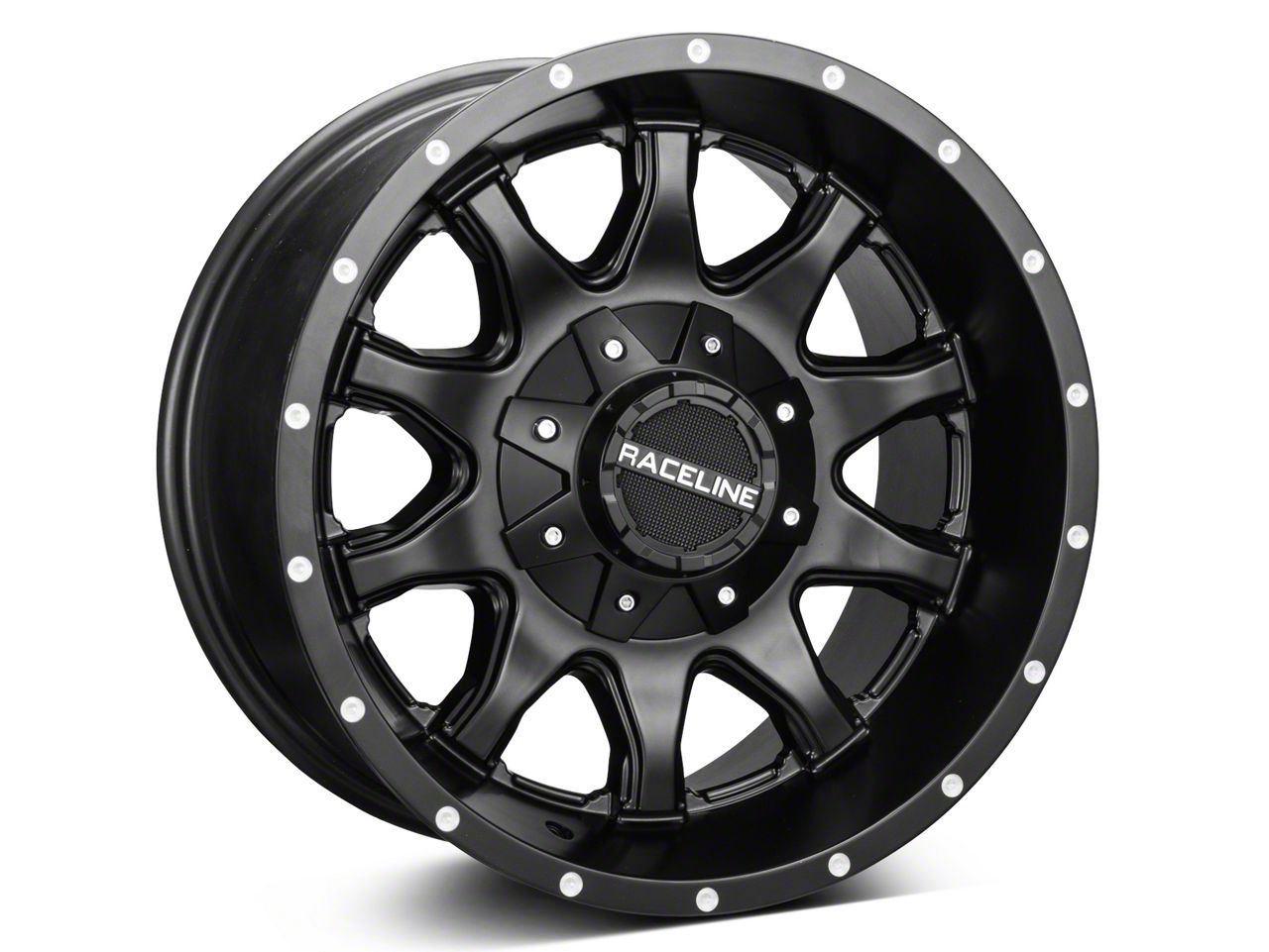 Raceline Shift Black Wheel; 17x8.5; 18mm Offset (97-06 Jeep Wrangler TJ)