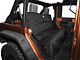 Wander Rear Bench Seat Cover; Black (Universal; Some Adaptation May Be Required)