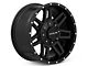 Raceline Injector Black Wheel; 18x9; 18mm Offset (07-18 Jeep Wrangler JK)