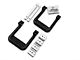 Carr Hoop II Steps; Black; Pair (97-06 Jeep Wrangler TJ)