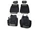 Rugged Ridge Neoprene Front Seat Covers; Black/Gray (07-10 Jeep Wrangler JK)