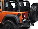 Rugged Ridge Locking Fuel Door Cover; Black Aluminum (07-18 Jeep Wrangler JK)