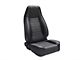 Smittybilt Factory Style Recliner; Black Denim (76-02 Jeep CJ5, CJ7, Wrangler YJ & TJ)