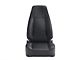 Smittybilt Factory Style Recliner; Black Denim (76-02 Jeep CJ5, CJ7, Wrangler YJ & TJ)