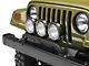 Rugged Ridge 5-Inch Round HID Off-Road Fog Lights with Front Bumper Light Bar (97-06 Jeep Wrangler TJ)