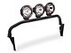 Rugged Ridge 5-Inch Round HID Off-Road Fog Lights with Front Bumper Light Bar (07-18 Jeep Wrangler JK)