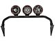 Rugged Ridge 5-Inch Round HID Off-Road Fog Lights with Front Bumper Light Bar (07-18 Jeep Wrangler JK)