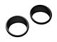 RedRock Headlight Bezels; Gloss Black (07-18 Jeep Wrangler JK)