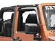 RedRock Rain Guards; Smoke (07-18 Jeep Wrangler JK 4-Door)