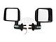 Rugged Ridge Door Mirrors with LED Turn Signals; Black (07-18 Jeep Wrangler JK)