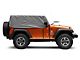 Cab Cover; Gray (07-18 Jeep Wrangler JK 2-Door)