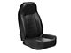 Smittybilt Standard Front Bucket Seat; Black Vinyl (76-06 Jeep CJ5, CJ7, Wrangler YJ & TJ)