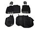 Rugged Ridge Neoprene Rear Seat Cover; Black/Gray (07-18 Jeep Wrangler JK 4-Door)