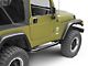 3-Inch Tube Side Step Bars; Gloss Black (87-06 Jeep Wrangler YJ & TJ, Excluding Unlimited)